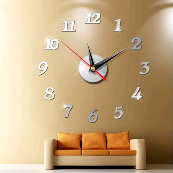3D Roman Numbers Watch Wall Clock