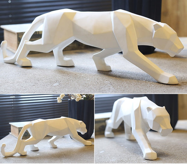 Panther Statue Animal Figurine