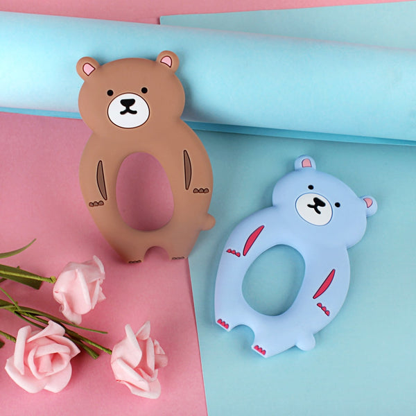 1pc Bear Silicone Baby Teether