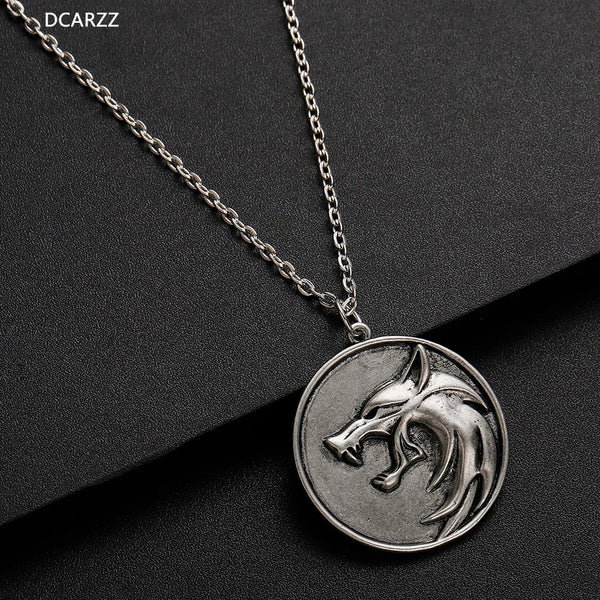 Wolf Medallion Necklace