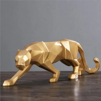 Panther Statue Animal Figurine